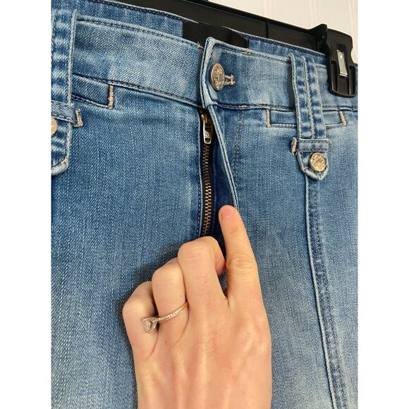 White House Black Market Jeans Womens 6 High Rise Boot cut Everyday Soft - Picture 3 of 8